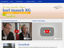 Tablet Screenshot of karl-mauch.de